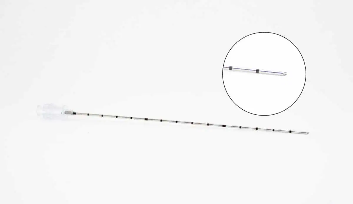 Circumferential Marking on Stainless Steel Cannula