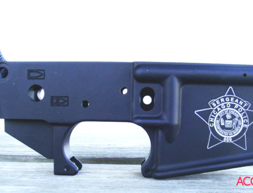 Laser Engraved AR Lower Chicago PD