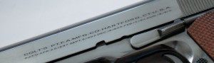 Laser Engraved Colt 1911 - Bunker Arms and Accubeam Laser restoration project
