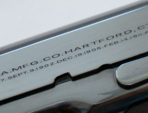Laser Engraved Colt 1911 – Bunker Arms and Accubeam Laser