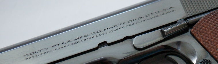 Laser Engraved Colt 1911 - Bunker Arms and Accubeam Laser restoration project