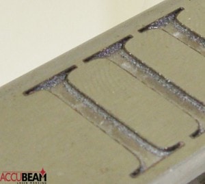 Deep Laser Engraving .027" deep in Steel