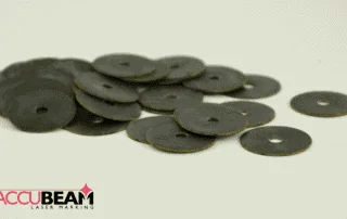 Laser cutting soft silicone gaskets
