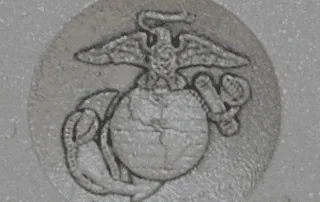 3D Engraved Marine Corp Eagle Globe Anchor