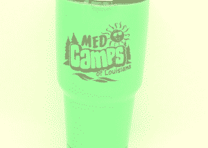 Laser Engraved Green Powder Coated YETI