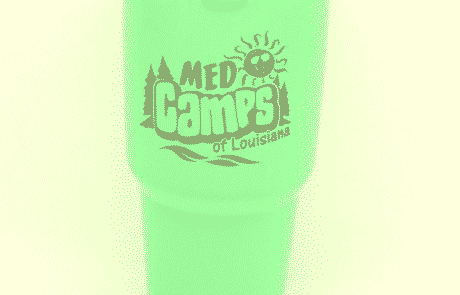 Laser Engraved Green Powder Coated YETI