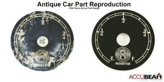 Antique Fuel Dial Reproduction