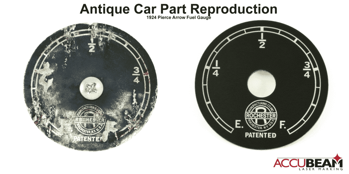 Antique Fuel Dial Reproduction