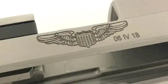 Deep Engraved Wings