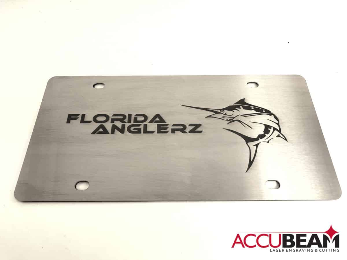 Laser Cut stainless steel plate