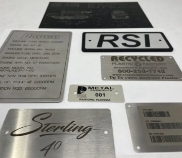 Nameplates, Tags & ID Plates